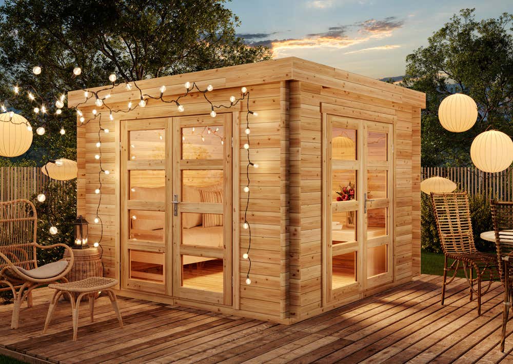 B-Ware Gartenhaus Paloma Beach - Naturbelassen Unkategorisiert online kaufen
