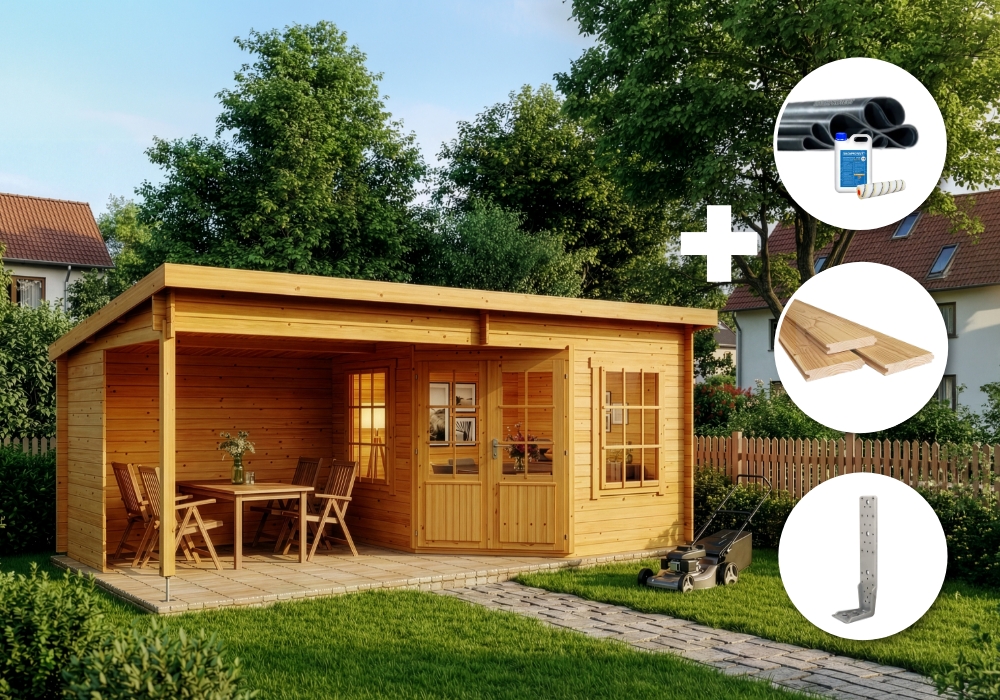 ECO Set - Gartenhaus Carl - imprägniert Unkategorisiert online kaufen