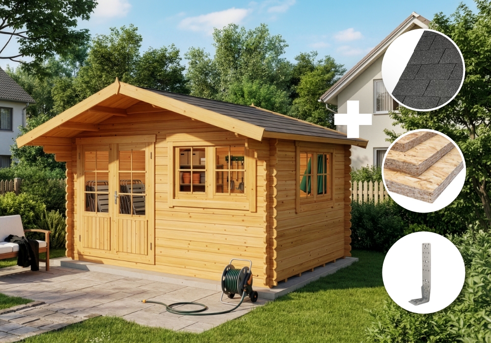 ECO Set - Gartenhaus Gabriel 400 x 300 cm - imprägniert Unkategorisiert online kaufen ECO Set - Gartenhaus Gabriel 400 x 300 cm - imprägniert Unkategorisiert online kaufen