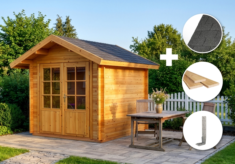 ECO Set - Gartenhaus Palma - imprägniert Unkategorisiert online kaufen ECO Set - Gartenhaus Palma - imprägniert Unkategorisiert online kaufen