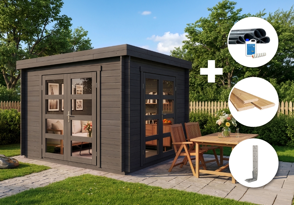 ECO Set - Gartenhaus Paloma Beach - grau Unkategorisiert online kaufen ECO Set - Gartenhaus Paloma Beach - grau Unkategorisiert online kaufen