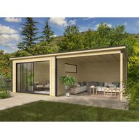 Fjordholz Gartenhaus Modell Poel-2-mit-Anbau Rabatt: 26 % Unkategorisiert Produktbild