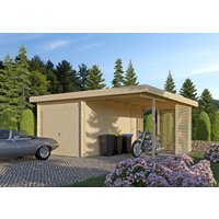 Fjordholz Holzgarage mit Carport Modell Gettorf 44 Rabatt: 26 % Unkategorisiert online kaufen