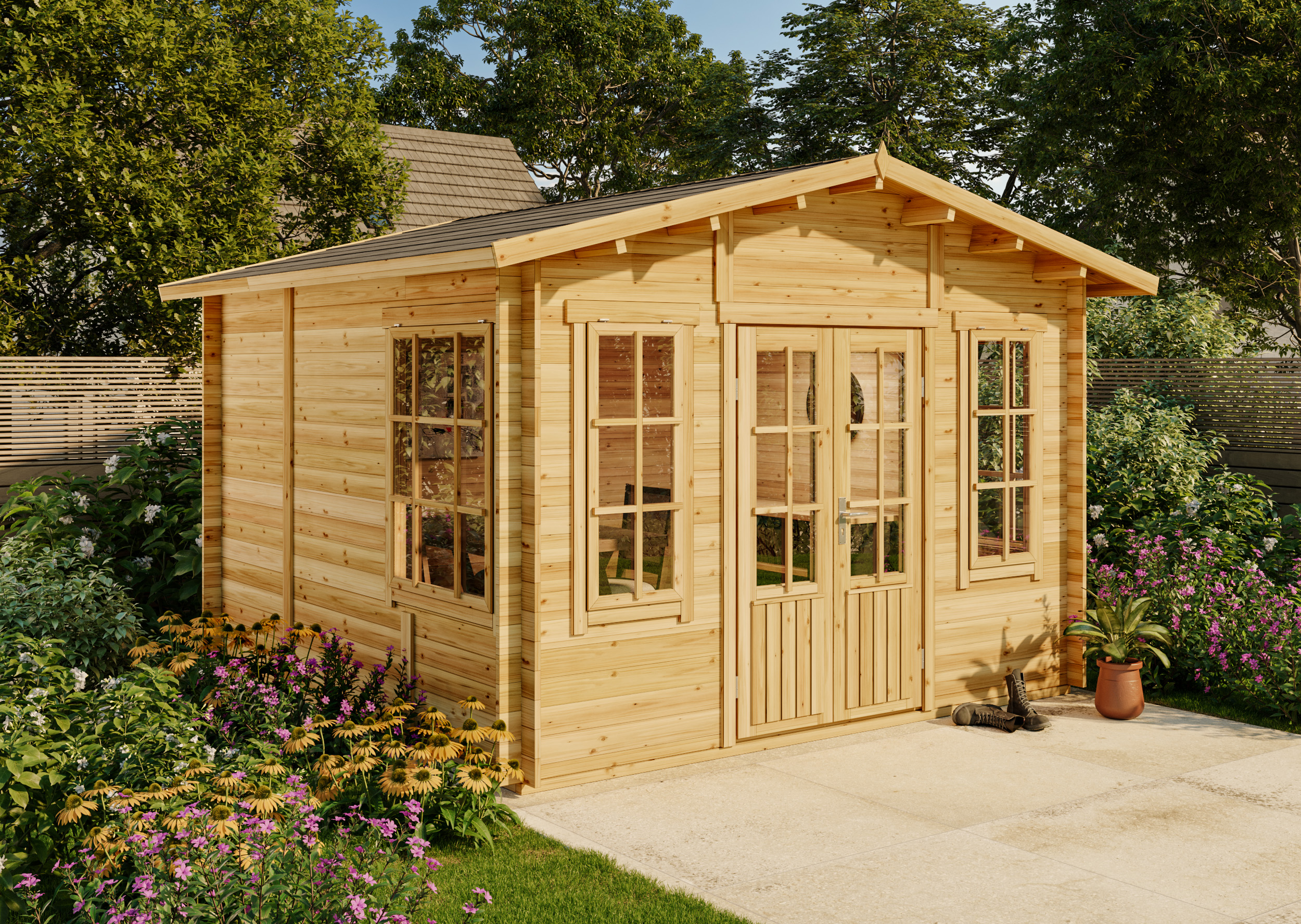 Gartenhaus Gabriela 350 x 350 cm Unkategorisiert online kaufen