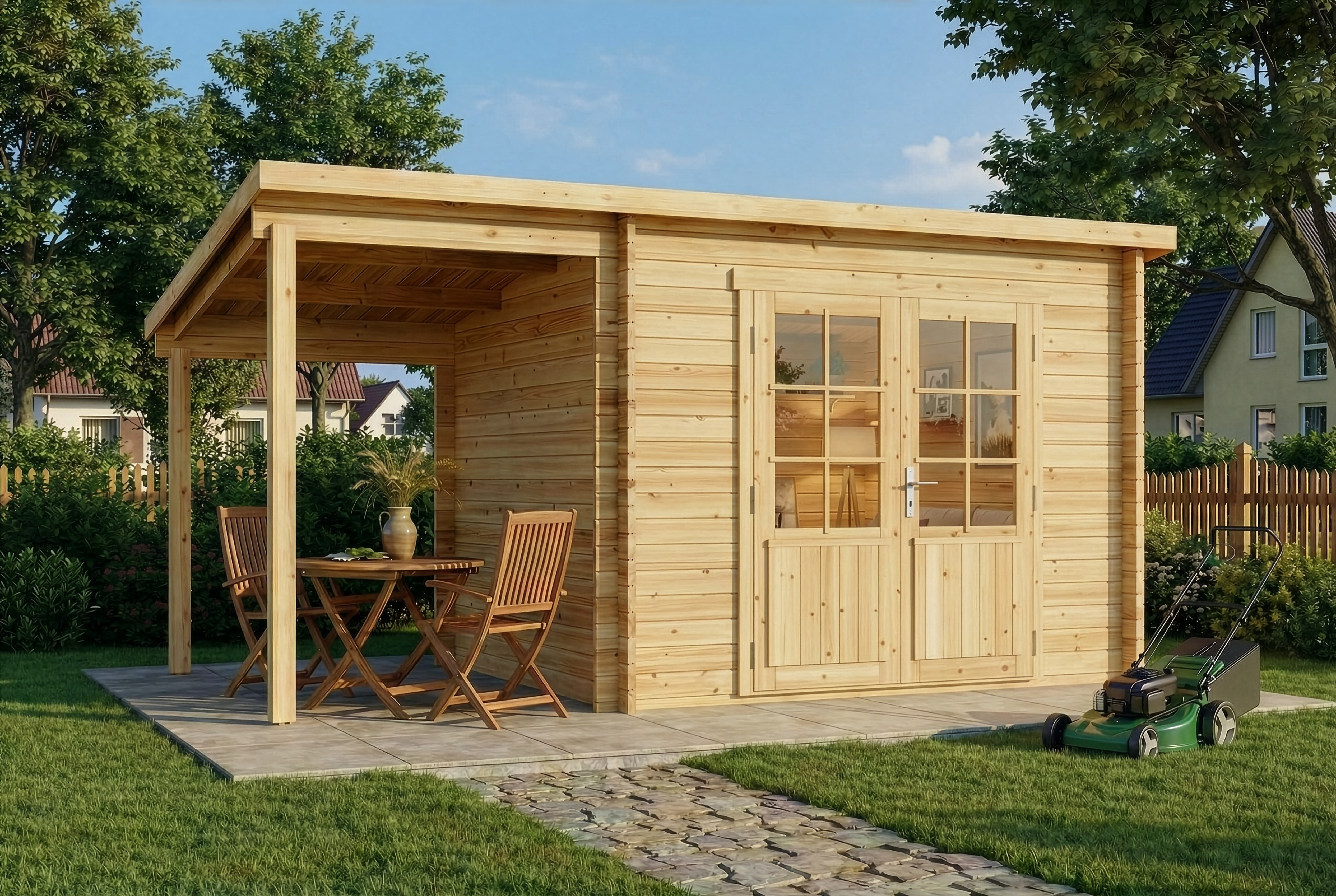 Pultdach Gartenhaus Maria mit Schleppdach Unkategorisiert online kaufen Pultdach Gartenhaus Maria mit Schleppdach Unkategorisiert online kaufen