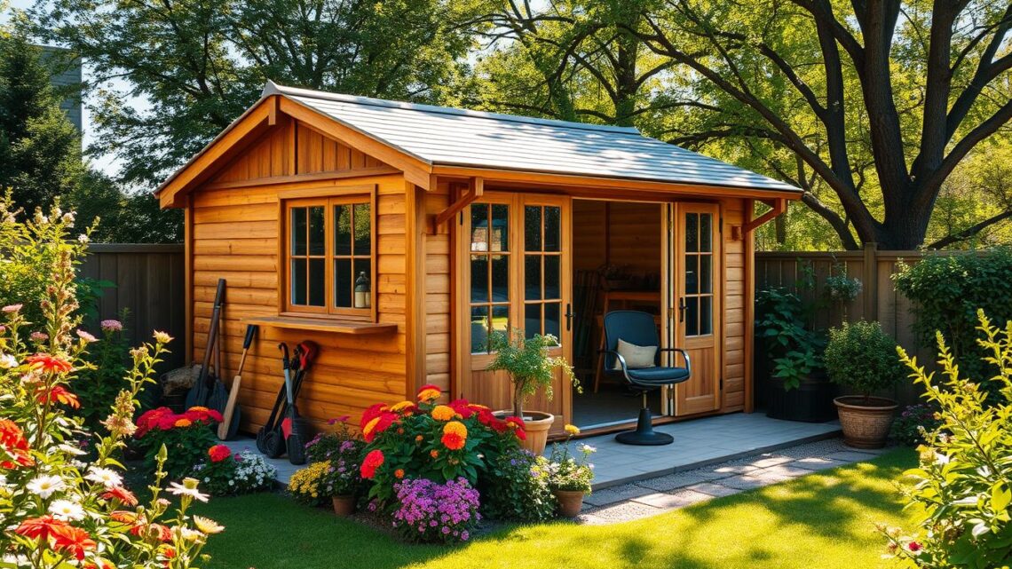 Gartenhäuser mit Anbau – Ihr perfekter Stauraum