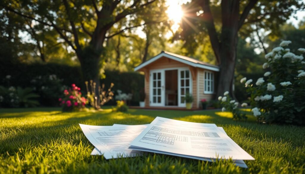 Rechtliche Vorschriften für Gartenhäuser