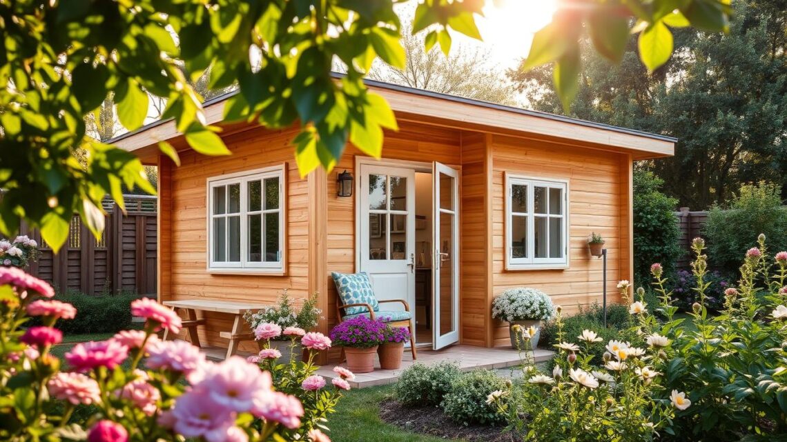 2-Raum Gartenhaus von Alpholz für Ihren Garten