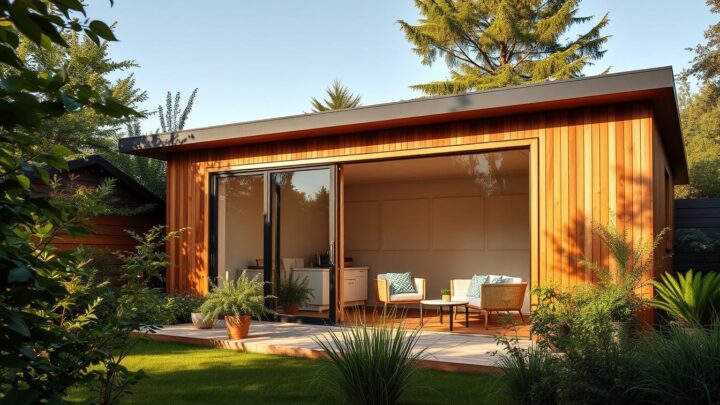 Modernes Gartenhaus günstig kaufen