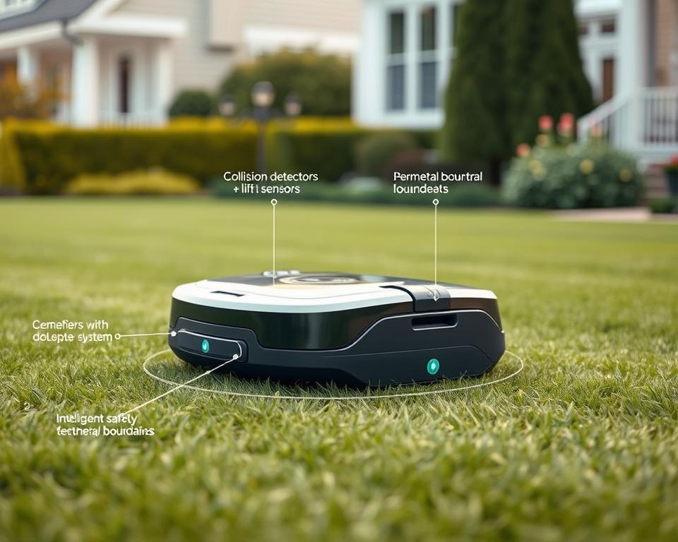 Mähroboter Sicherheitsfunktionen