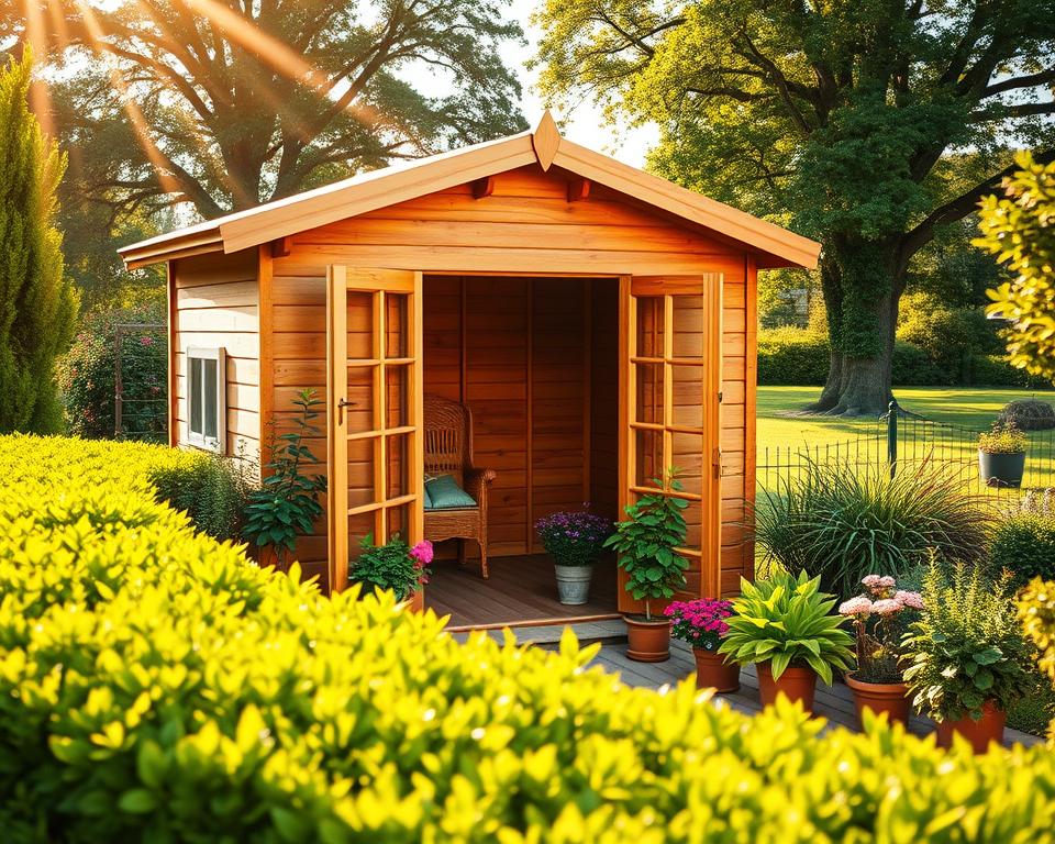 Gartenhaus Wartung und Pflege ohne Mängel